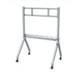 Hisense Mobile cart 65"- 86"; Max Load 80kg,Height adjustable with 3 levels, Silver gray (bracket) + Black (Hanging plate & caster)