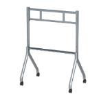 Hisense Mobile cart 65"- 86"; Max Load 80kg,Height adjustable with 3 levels, Silver gray (bracket) + Black (Hanging plate & caster)