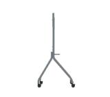 Hisense Mobile cart 65"- 86"; Max Load 80kg,Height adjustable with 3 levels, Silver gray (bracket) + Black (Hanging plate & caster)