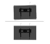 Neomounts Level-750 Wall Mount (XL, 125 kg, kickstand, lockable, connectable, VESA 600x400)