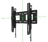 Neomounts Level-750 Wall Mount (XL, 125 kg, tiltable, tilt guard, connectable, VESA 400x400)