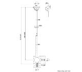 Neomounts Flat Screen Ceiling Mount (Height: 106-156 cm)