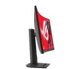 Asus ROG Strix XG32WCS Gaming Monitor  32'', 2560x1440, Curved, 180Hz (Above 144Hz), 1ms (GTG), Fast VA, Extreme Low Motion Blur Sync, USB Type-C, FreeSync, DisplayWidget Center, tripod socket, HDR, Black