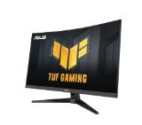 Asus TUF Gaming VG32WQ3B Gaming Monitor, 31.5 ", QHD, Curved, 180Hz, ELMB, FreeSync, 0.5ms response time,300 cd/m2, 90% DCI-P3, HDR, DisplayWidget Center, 2 x2w, Black