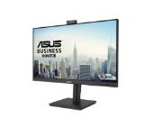 Asus BE279QFK Video Conferencing Monitor ,27", Full HD, IPS, 100Hz, Frameless, Full HD Webcam, Mic Array, Stereo Speakers, Height Adjustable, Ergonomic Design, HDMI, Eye Care, Low Blue Light, Flicker Free, Wall Mountable, Sustainability,Black