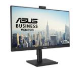 Asus BE279QFK Video Conferencing Monitor ,27", Full HD, IPS, 100Hz, Frameless, Full HD Webcam, Mic Array, Stereo Speakers, Height Adjustable, Ergonomic Design, HDMI, Eye Care, Low Blue Light, Flicker Free, Wall Mountable, Sustainability,Black