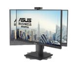 Asus BE279QFK Video Conferencing Monitor ,27", Full HD, IPS, 100Hz, Frameless, Full HD Webcam, Mic Array, Stereo Speakers, Height Adjustable, Ergonomic Design, HDMI, Eye Care, Low Blue Light, Flicker Free, Wall Mountable, Sustainability,Black