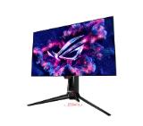 Asus ROG Swift OLED PG27AQDP Gaming monitor 27 ", WOLED panel, 480 Hz (above 360Hz), 0.03 ms (GTG), FreeSync Premium, custom heatsink, ASUS OLED Care+, AI Assistant, VESA DisplayHDR 400 True Black, uniform brightness, 99% DCI-P3, true 10-bit color