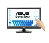 Asus VT169HE Touch Monitor ,16'', FHD (1920x1080), 10-point Touch, IPS, 220cd/m2, Wide Viewing Angle, Frameless, Flicker free, Low Blue Light, HDMI, Windows 11 compliance, Black