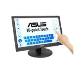 Asus VT169HE Touch Monitor ,16'', FHD (1920x1080), 10-point Touch, IPS, 220cd/m2, Wide Viewing Angle, Frameless, Flicker free, Low Blue Light, HDMI, Windows 11 compliance, Black