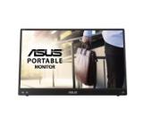 Asus ZenScreen MB16ACV Portable USB Monitor,15.6'', Full HD (1920 x1080), IPS, 250 cd/m2, Hybrid Signal Solution, USB Type-C, Flicker Free, Blue Light Filter, Anti-glare surface, Antibacterial treatment, Black