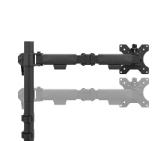 Neomounts Nero Single Flat Screen Desk Mount (phone holder+Quick-fix clamp/grommet)