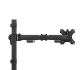 Neomounts Nero Single Flat Screen Desk Mount (phone holder+Quick-fix clamp/grommet)