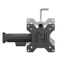 Neomounts Nero Double Flat Screen Desk Mount (phone holder+Quick-fix clamp/grommet)