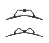Neomounts Nero Double Flat Screen Desk Mount (phone holder+Quick-fix clamp/grommet)