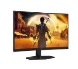 AOC C27G42E, 27" Curved 1500R, VA, WLED, 1920x1080@180Hz, 1ms GtG, 0.5ms MPRT, 300cd m/2, 3000:1, 80M:1 DCR, Adaptive Sync, FlickerFree, Low Blue Light, 2Wx2, Tilt, 2xHDMI, DP
