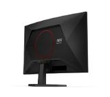 AOC C27G42E, 27" Curved 1500R, VA, WLED, 1920x1080@180Hz, 1ms GtG, 0.5ms MPRT, 300cd m/2, 3000:1, 80M:1 DCR, Adaptive Sync, FlickerFree, Low Blue Light, 2Wx2, Tilt, 2xHDMI, DP