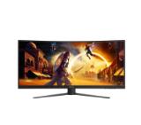 AOC CU34G4Z, 34" Curved 1500R, VA, WLED, 3440x1440@240Hz, 1ms GtG, 0.3ms MPRT, 450cd m/2, 2500:1, 80M:1 DCR, Adaptive Sync, FlickerFree, Low Blue Light, Tilt, Height Adjust, Pivot, Swivel, 2xHDMI, DP, USB hub