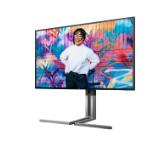 AOC U27U3CV, 27" Nano IPS WLED, 3840x2160@60Hz, 4ms GtG, 400cd m/2, 1300:1, 50M:1 DCR, Adaptive Sync, FlickerFree, Low Blue Light, 3Wx2, Tilt, Height Adjust, Pivot, Swivel, 2xHDMI, DP, USB hub