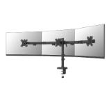 Neomounts Nero Triple Flat Screen Desk Mount (phone holder+Quick-fix clamp/grommet)