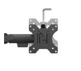 Neomounts Nero Triple Flat Screen Desk Mount (phone holder+Quick-fix clamp/grommet)