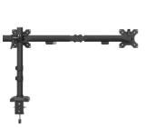 Neomounts Nero Triple Flat Screen Desk Mount (phone holder+Quick-fix clamp/grommet)