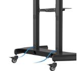 Neomounts Mobile Flat Screen Floor Stand (height: 128-160 cm)
