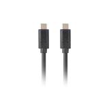 Lanberg USB-C M/M 3.1 gen 2 cable 0.5m 10GB/s pd100w black