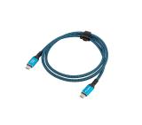 Lanberg USB-C M/M 4.0 cable 2m 240w 8k 60hz black-blue