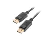 Lanberg displayport M/M cable 19 pin v1.2 0.5m 4k black