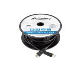 Lanberg HDMI M/M v2.1 cable 100m optical black aoc