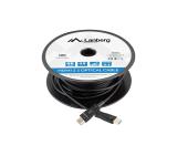 Lanberg HDMI M/M v2.1 cable 10m optical black aoc