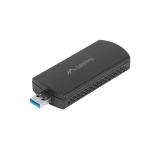 Lanberg USB adapter wireless network card nc-3000-wi ax3000 tri-band 2x internal antennas