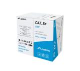 Lanberg LAN cable CAT.5e 305m solid cca grey fluke passed