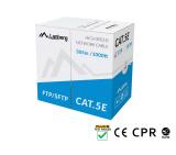 Lanberg LAN cable CAT.5e ftp 305m solid cu grey cpr + fluke passed