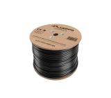 Lanberg LAN cable CAT.5e ftp 305m solid outdoor cu black fluke passed