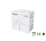 Lanberg LAN cable CAT.5e utp 305m solid cu black fluke