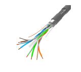 Lanberg LAN cable CAT.6 sftp 305m solid cu grey cpr + fluke passed