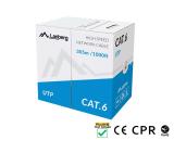 Lanberg LAN cable CAT.6 utp 305m solid cu grey cpr + fluke passed