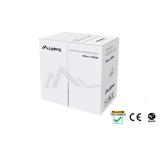Lanberg LAN cable CAT.6 utp 305m solid cu grey fluke passed