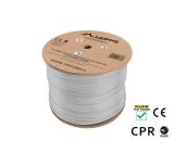Lanberg LAN cable CAT.6a uftp 305m solid cu lszh grey cpr + fluke passed