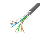 Lanberg LAN cable ftp 100m solid cca grey