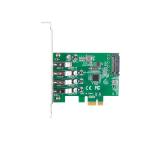 Lanberg pci express x1 card->4x USB-A 3.1 gen1 low profile