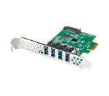 Lanberg pci express x1 card->4x USB-A 3.1 gen1 low profile