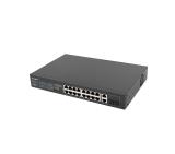 Lanberg switch 16x 100mb poe+/2x 1GB/1x sfp rack 19" unmanaged gigabit ethernet 250w