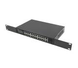 Lanberg switch 24x 100mb poe+/2x combo rack 19" gigabit ethernet 360w v2