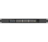 Lanberg switch 24x 100mb poe+/2x combo rack 19" gigabit ethernet 360w v2