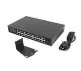 Lanberg switch 24x 1GB poe+/2x GB 2x sfp rack 19" gigabit ethernet 360w