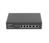 Lanberg switch 4x 100mb poe+/2x 100mb unmanaged rack 10"/19" fast ethernet 60w