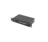 Lanberg switch 8x 100mb poe+/2x 1GB unmanaged rack 10"/19" gigabit ethernet 120w